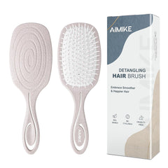 Detangler Brush with Ultra-Soft Air Cushion(Wheat Straw)