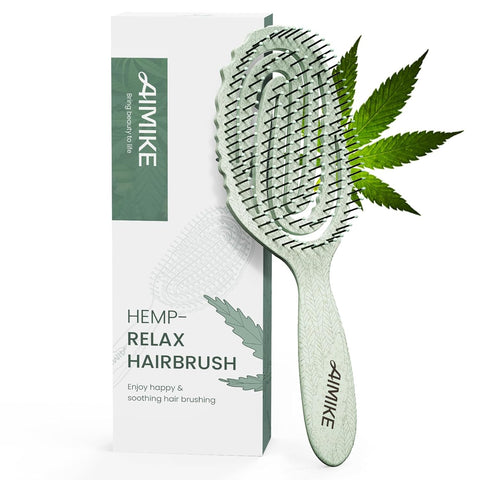 Bio-Friendly Hemp-Relax Detangler Hair Brush