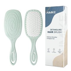 Detangler Brush with Ultra-Soft Air Cushion(Wheat Straw)