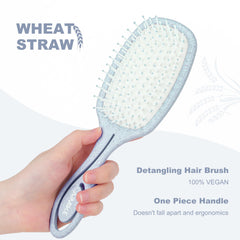 Detangler Brush with Ultra-Soft Air Cushion(Wheat Straw)