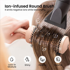 Round Brush for Blow Out(Pink)