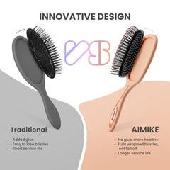 AIMIKE Detangling Wet & Dry Paddle Brush #1