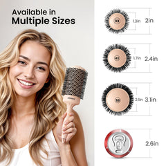 Round Brush for Blow Out(Pink)