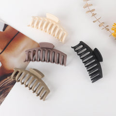 Earth Tone Banana Hair Claw Clips